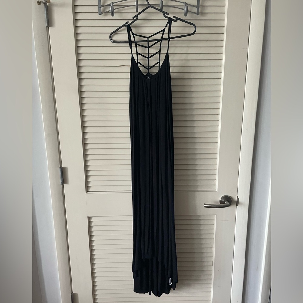 Nicole Miller Black Strappy Dress